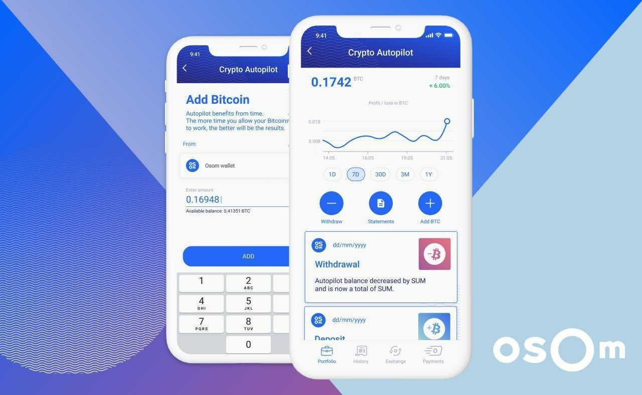 OSOM Finance &#8211; acumule Bitcoins usando o Crypto Autopilot, um bot de trading testado e comprovado
