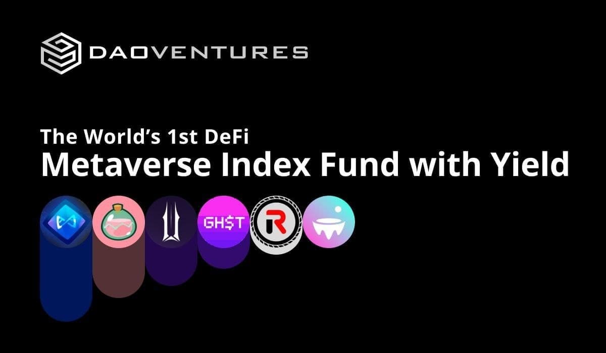 O primeiro fundo de índice metaverso DeFi do mundo com yield