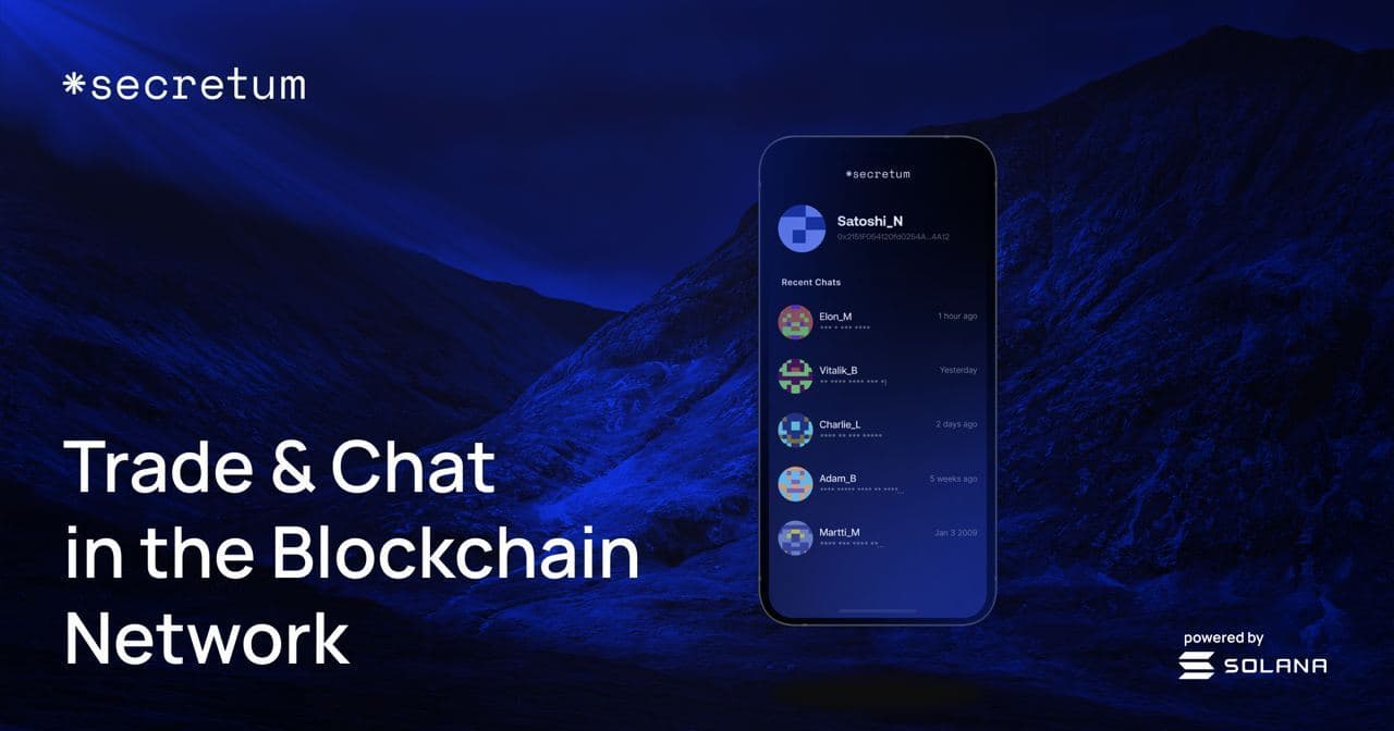 Secretum dApp: o próximo unicórnio de mensagens na Solana