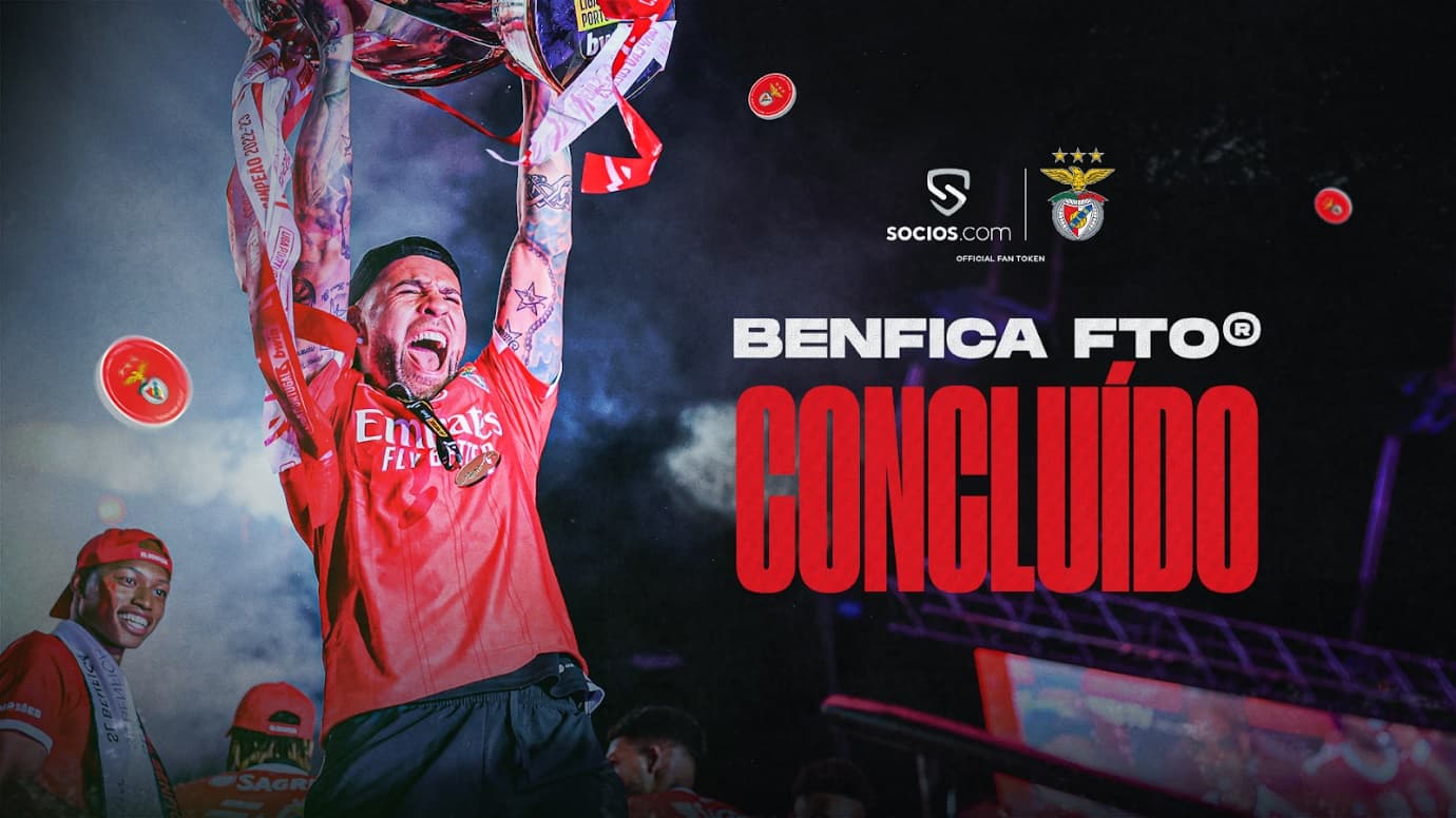 Benfica lança Fan Token e ativo esgota em 24 horas