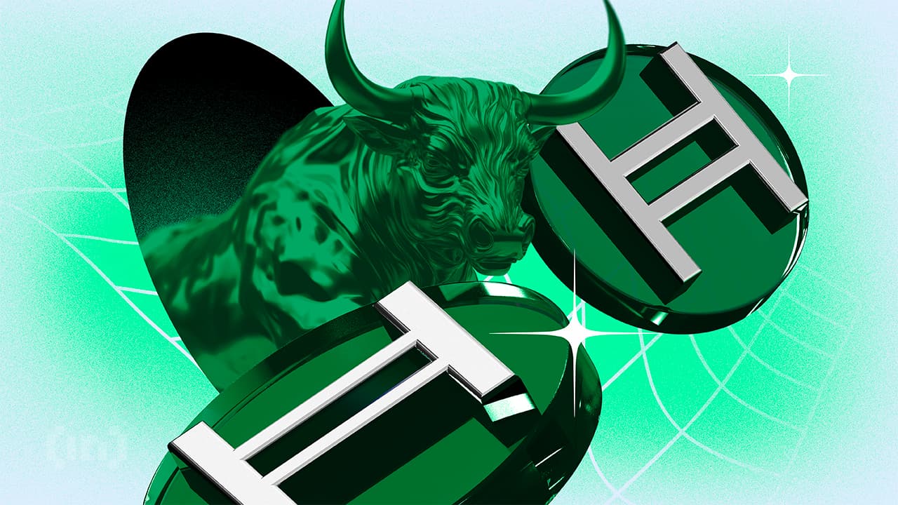 Preço da HBAR atinge máxima de 4 meses e supera Bitcoin Cash