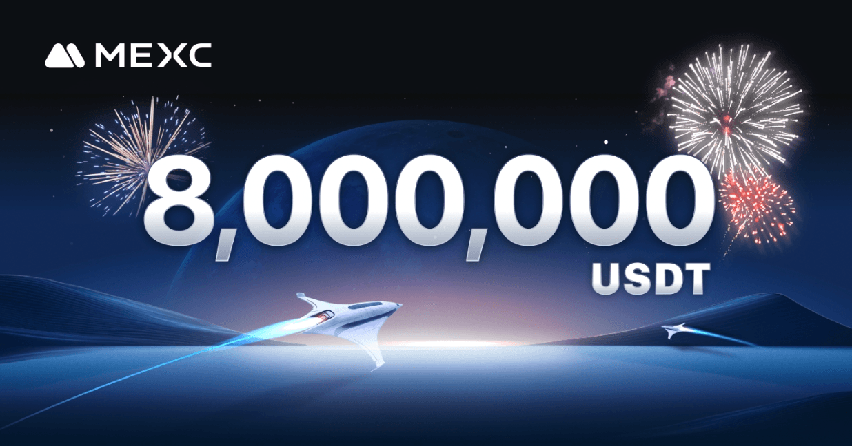 MEXC lança a Competição de Futuros de Ano Novo: comece 2025 com tudo e concorra a até 8 milhões de USDT