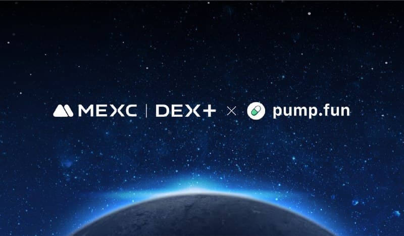 A DEX+ da MEXC é a primeira a integrar a PumpSwap, a nova DEX nativa da pump.fun