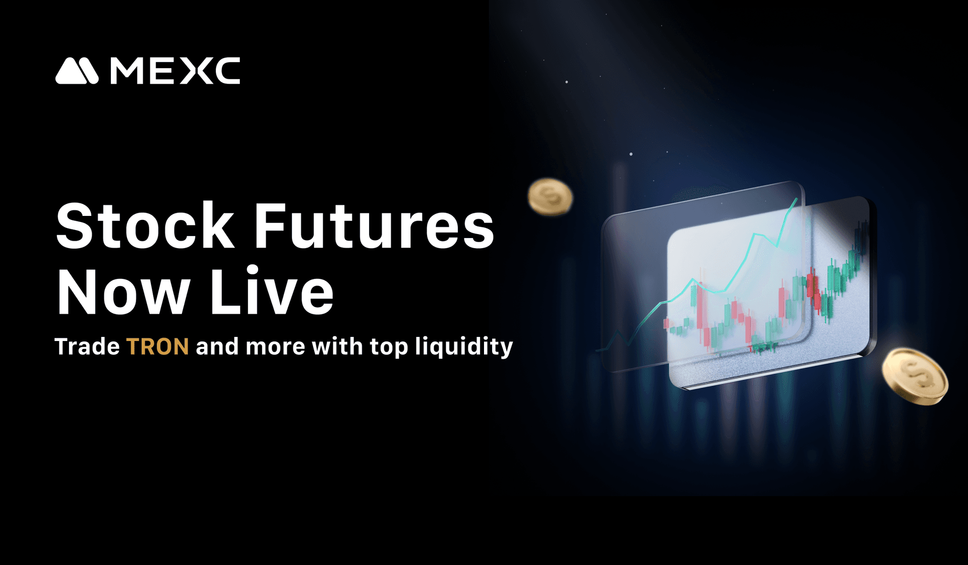 MEXC amplia seleção de Stock Futures com TRON, BITF, ICG e mais