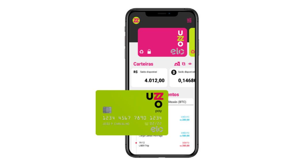 cartão cripto uzzo