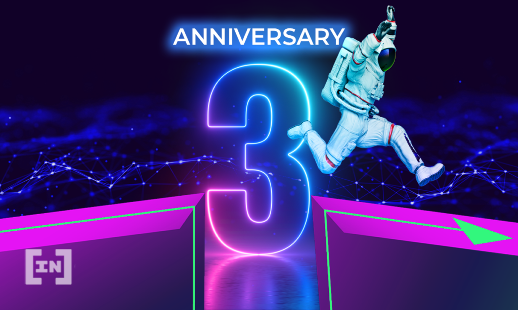 BeInCrypto comemora três anos inesquecíveis com criptomoedas