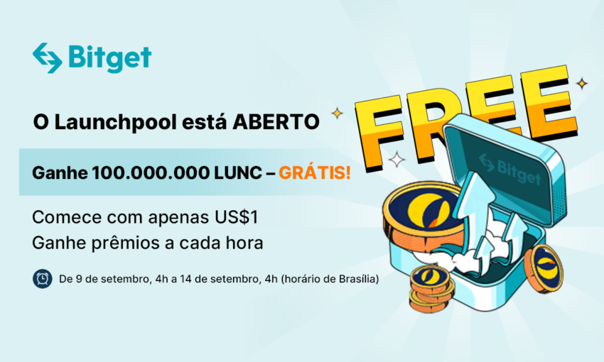Renda passiva no Launchpool com taxa zero na Bitget