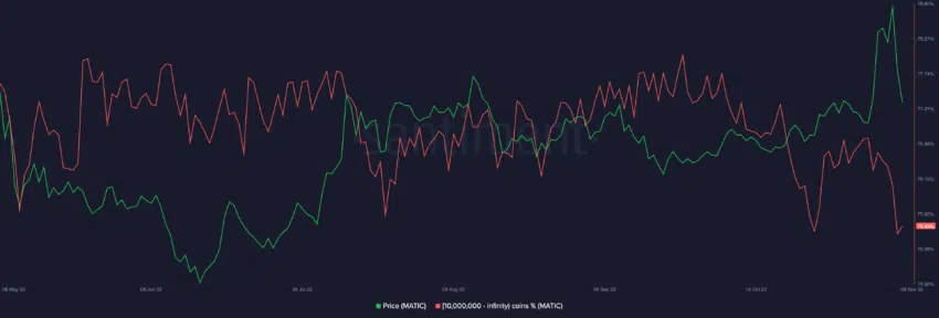 Baleias da Polygon saem e preço da MATIC desaba