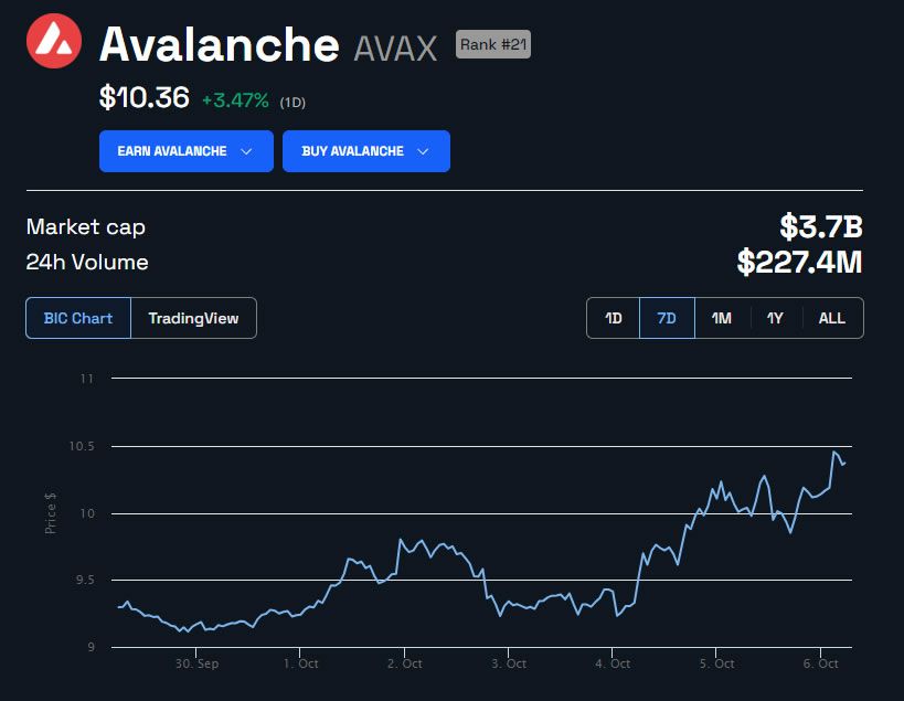 Avalanche (AVAX): o que explica a alta de 18% em meio a queda geral do mercado?