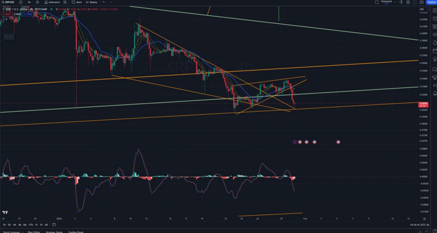 XRP em queda: preço pode perder o suporte de 14 meses?