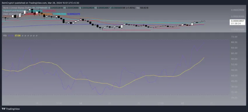 Criptomoeda BONK pode subir 80% de acordo com essas métricas