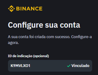 id de indicação Binance