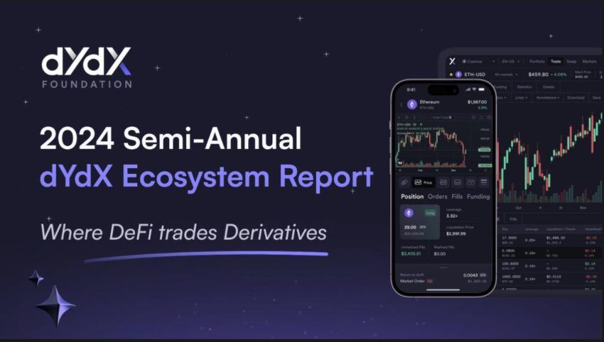 dYdX Foundation divulga Relatório Semestral do Ecossistema 2024