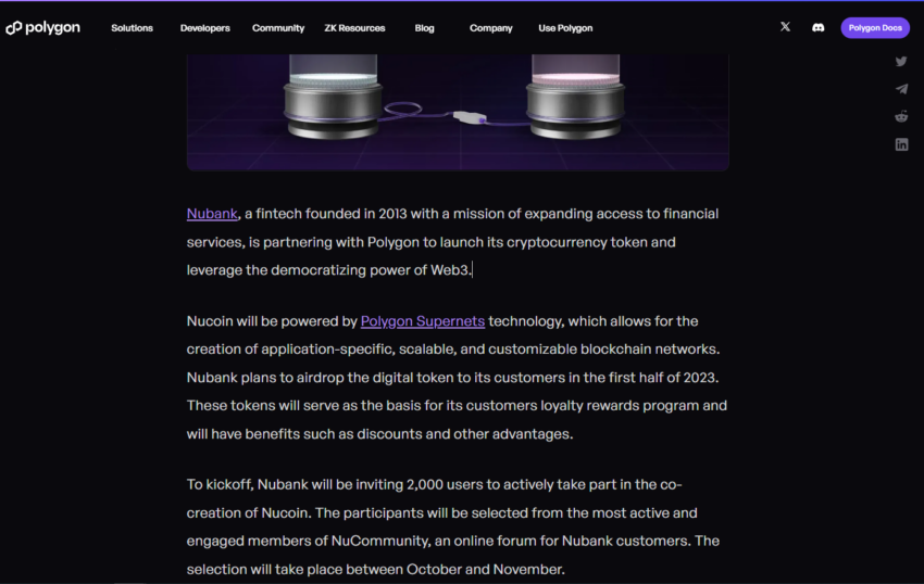 Nubank token Nucoin