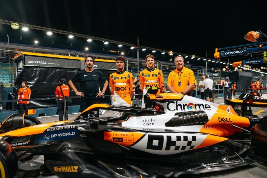 Legend Reborn foi apresentado em um evento exclusivo na pista em Singapura, com a presença de Haider Rafique, Diretor de Marketing da OKX, Zak Brown, CEO da McLaren Racing, e Lando Norris e Oscar Piastri, pilotos da equipe de F1 da McLaren.