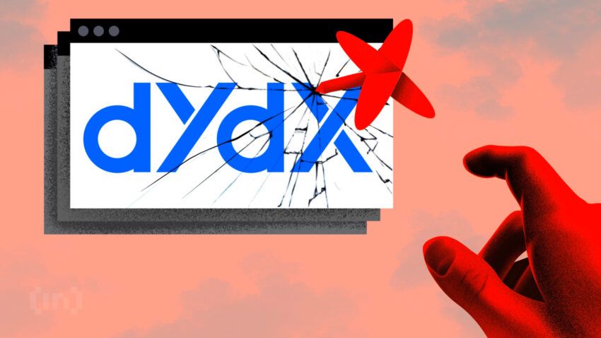 dYdX demite 35% da equipe; TVL despenca