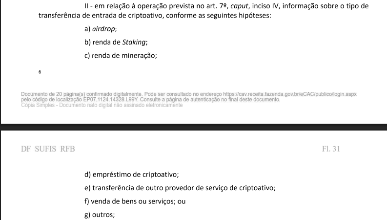 Imposto de renda 2025 cripto