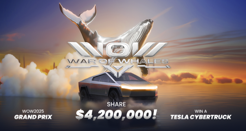 BloFin WOW (War of Whales) 2025 Grand Prix abre inscrições para campeonato de trading de US$ 4,2 milhões e prêmio Tesla Cybertruck